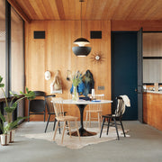 Ton Salt Chairs at a dining table
