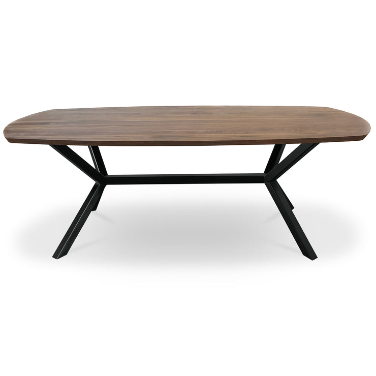 Squoval Walnut Dining Table