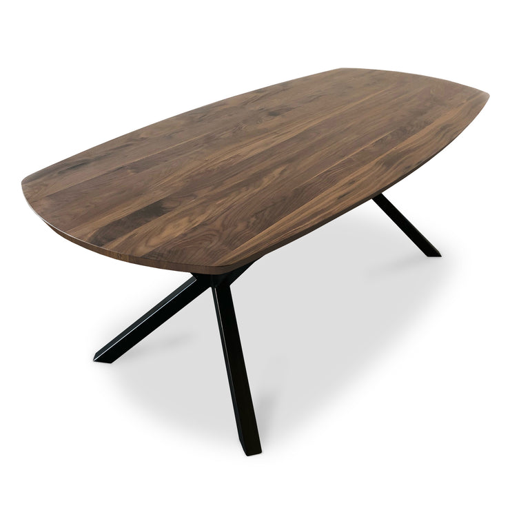 Squoval Walnut Dining Table