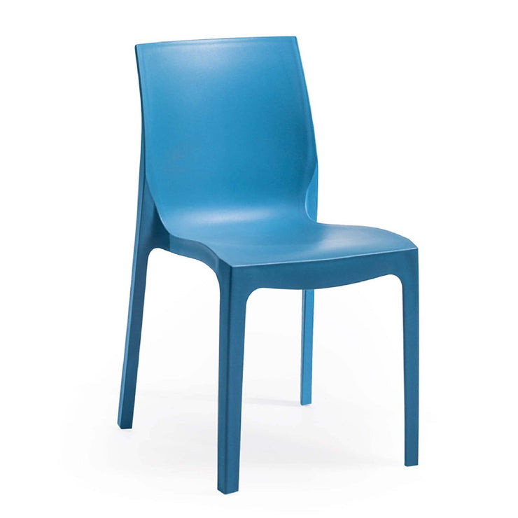 Emma Outdoor Dining Chair Light Blue