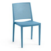 Grid Outdoor Dining Chair Light Blue