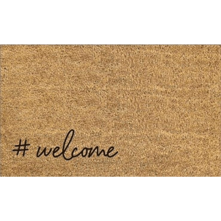 Hashtag Welcome Door Mat - 